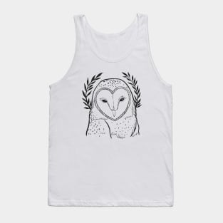 Night Owl Line Art Tank Top